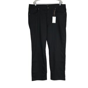 Quince Mens Black Straight Leg Casual Pants Size 42x32 NWT